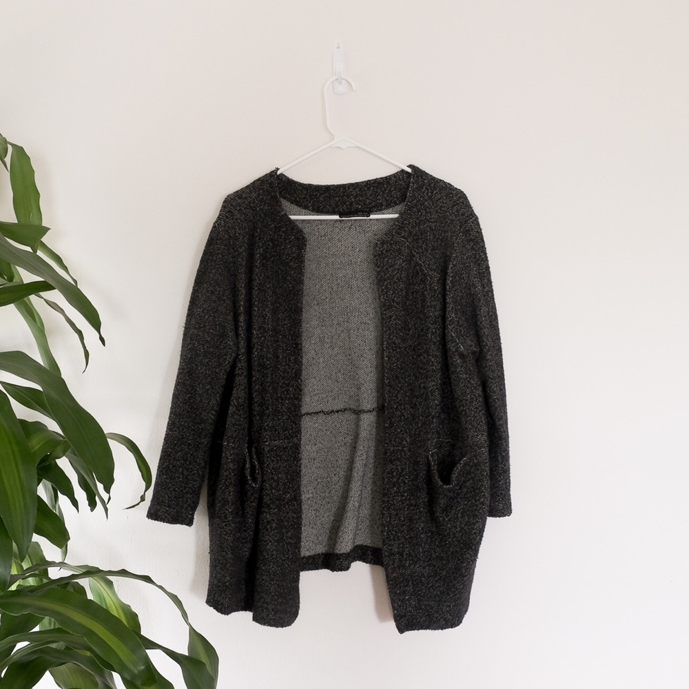 Zara Textured Knit Cardigan
